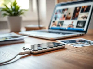 Jak przenieść zdjęcia z telefonu na komputer krok po kroku?